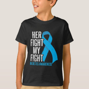 T-shirt Les filles diabétiques appuient la sensibilisatio