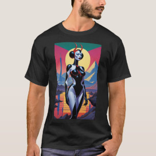 T-shirt Les filles du diable en latex de Mars