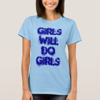 Les Filles Feront Filles-Grunge Conception De Text