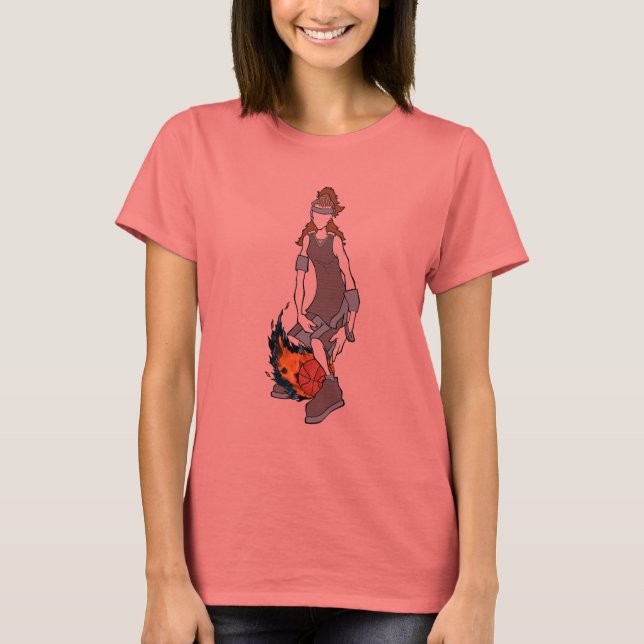 T-shirt Les filles font la balle aussi (Devant)