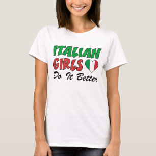 T-shirt Les filles italiennes il améliorent