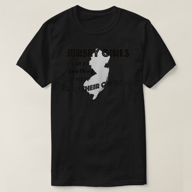 T-shirt Les filles Jersey Les femmes ne pompent pas leur p (Design devant)