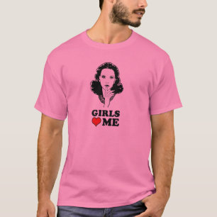 T-shirt Les filles m'aiment