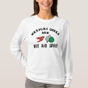T-shirt Les filles mexicaines sont la femme chaude et