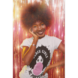 T-shirt Les Filles Noires Peuvent Être Mignonnes