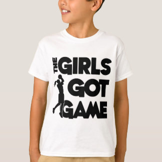 T-shirt Les filles ont obtenu le jeu, noir