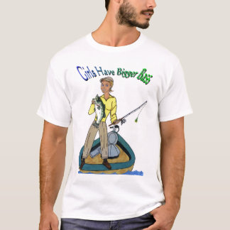 T-shirt Les filles ont une plus grande basse