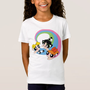 T-Shirt Les filles puissantes volent dans le ciel