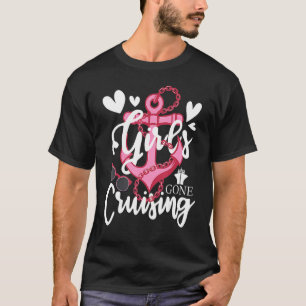 T-shirt Les filles sont parties Cruise Cruise Navire Cruis