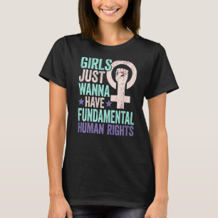 T-shirt Les Filles Veulent Juste Avoir Des Droits Fondamen