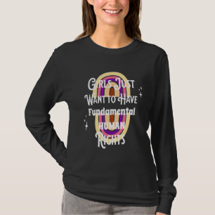 T-shirt Les Filles Veulent Juste Avoir Des Droits Fondamen