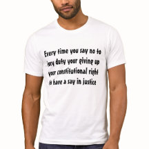 Les fonctions de juré sont votre Droit