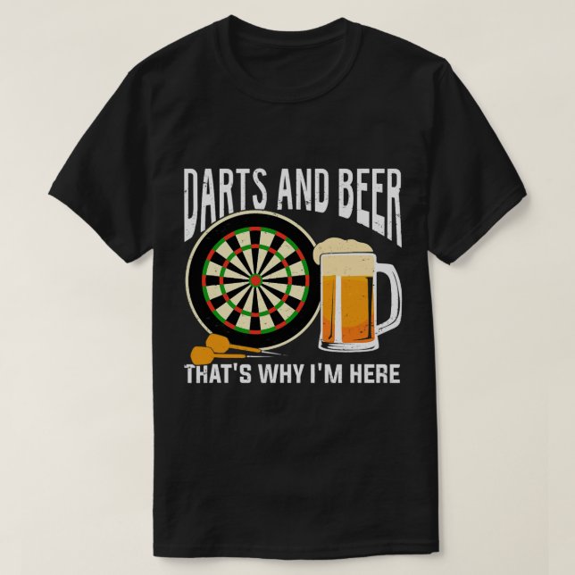 T-shirt Les Fosses De Bière Et La Bière C'Est Pourquoi Je  (Design devant)