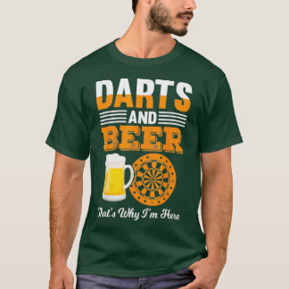 T-shirt Les Fosses Et La Bière C'Est Pourquoi Je Suis Ici