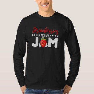 T-shirt Les Fraises Sont Ma Confiture Fruit Été Fraise