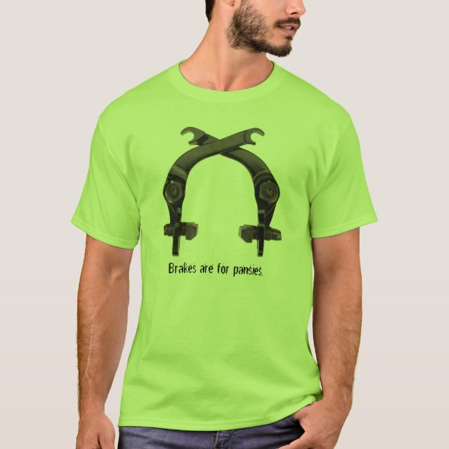 T-shirt Les freins sont pour des pensées (Devant)
