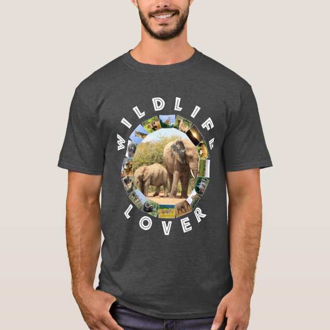 T-shirt Les frères Eléphants Adultes Africains (Devant)
