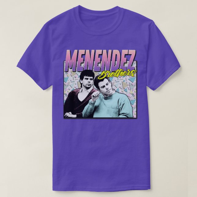 T-shirt Les frères Menendez 90s Styled Retro Graphic Des (Design devant)