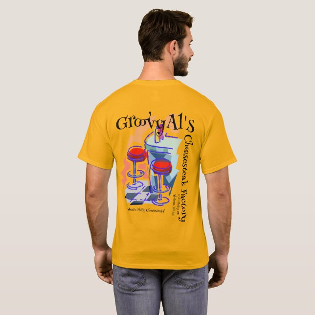 T-shirt Les fromages de GroovyAl (Dos entier)