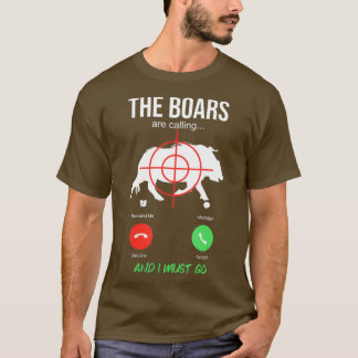T-shirt Les Garçons Appelent Chasse À L'Armoire Chasse Au