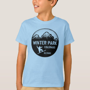 T-shirt Les garçons bleus du Colorado de parc d'hiver font