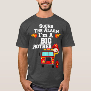 T-shirt Les Garçons Sonnent L'Alarme Je Suis Un Camion Feu