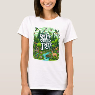 T-shirt Les Gardiens de la Forêt : Sauvez nos arbres