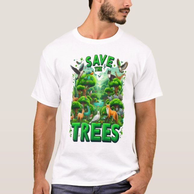 T-shirt Les gardiens du royaume vert (Devant)