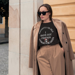 T-shirt Les gars de Noël à la recherche de Père Noël