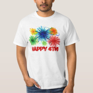 T-shirt Les gars valorisent happy 4th shirt