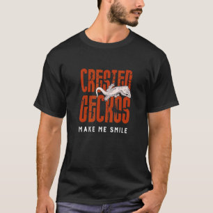 T-shirt Les Geckos Me Rendent Souriant Les Reptiles Lizard