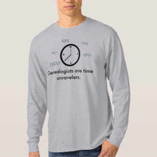 T-shirt - les généalogistes sont des unravelers de