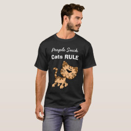T-shirt Les Gens Chuent, Les Chats La Chemise De La Règle