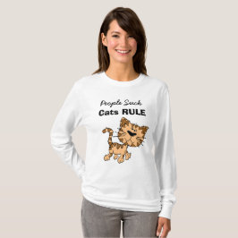 T-shirt Les Gens Chuent, Les Chats La Chemise De La Règle