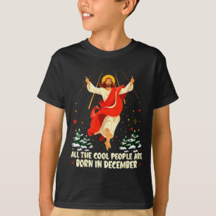 T-shirt Les gens cool sont nés en décembre Christian Noël