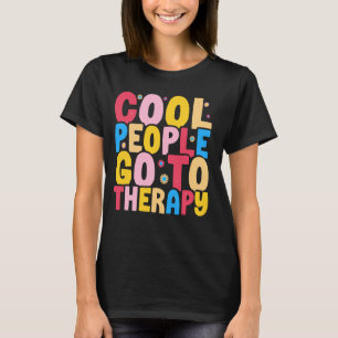 T-shirt Les Gens Cool Vont En Thérapie Prévention Du Suici