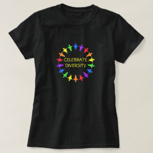 T-shirt Les gens de Rainbow célèbrent la diversité