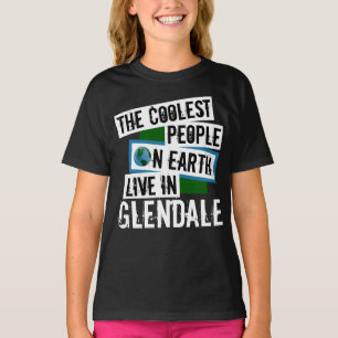 T-shirt Les gens les plus froids de la planète vivent à Gl