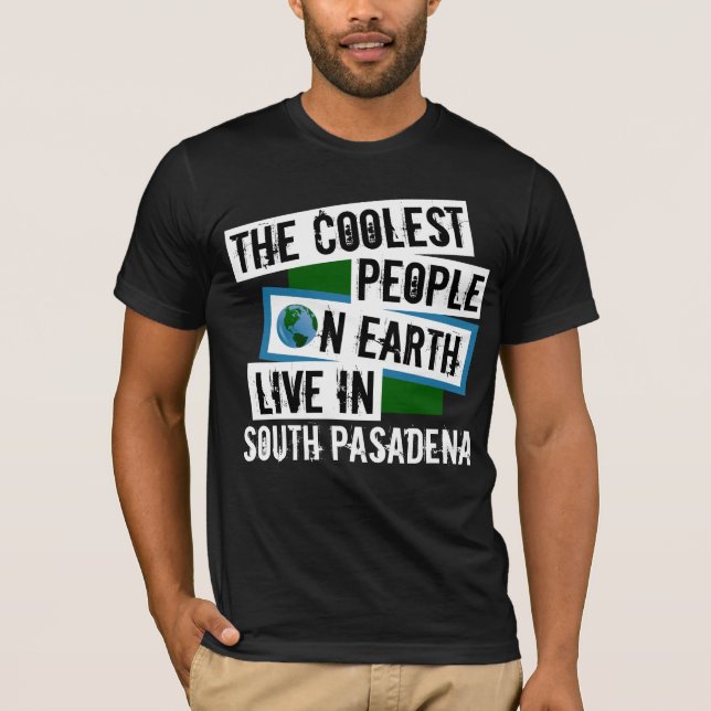 T-shirt Les gens les plus froids sur terre vivent à South  (Devant)