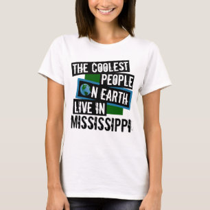 T-shirt Les gens les plus froids sur Terre vivent au Missi