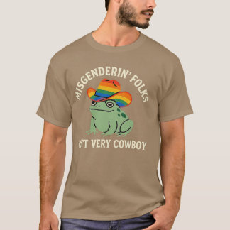 T-shirt Les gens mal-pensants ne sont pas des cowboys - LG