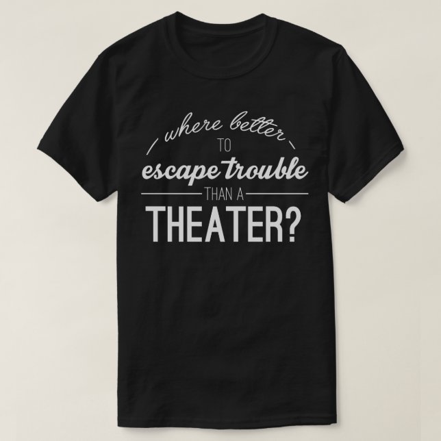 T-shirt Les gens m'appellent le problème de l'évasion (Design devant)