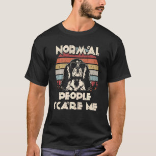 T-shirt Les Gens Normales Ne Me Craignent Pas Mon Cavalier