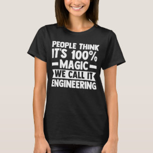 T-shirt les gens pensent que c'est magique que nous appelo