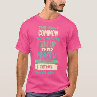 T-shirt Les gens qui renforcent la motivation positive