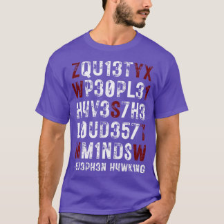 T-shirt Les gens tranquilles ont l'esprit le plus bruyant