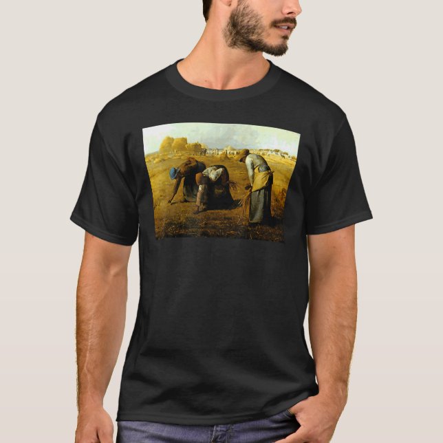 T-shirt Les Gleaners (Les Glaneuses) de Jean-François Mill (Devant)
