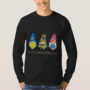 T-shirt Les Gnomes Acceptent Comprendre La Sensibilisation