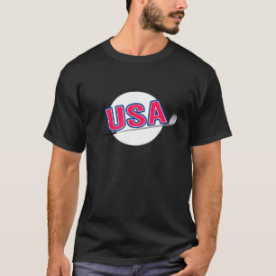 T-shirt Les Golfeurs Patriotiques Des Etats-Unis Salutent