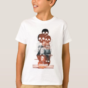 T-shirt Les Goonies Pirate Ship Silhouette Graphique